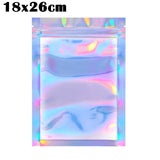 Emballages Holographiques, Arc en ciel, Multi-couleur Lot de 100 Pcs