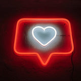 Néon décoratif LED - Instagram J'aime Cœur