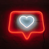 Neon - Instagram como corazón