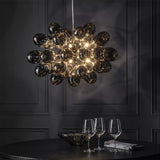 Suspension Luxe avec Boules de Verre - GRAPEFRUIT