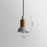 Lámpara Colgante Moderna en Estilo Escandinavo Madera E27