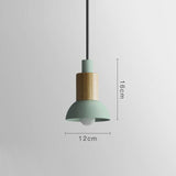 Lámpara Colgante Moderna en Estilo Escandinavo Madera E27