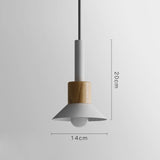 Lámpara Colgante Moderna en Estilo Escandinavo Madera E27