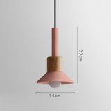 Lámpara Colgante Moderna en Estilo Escandinavo Madera E27