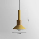 Lámpara Colgante Moderna en Estilo Escandinavo Madera E27