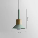Lámpara Colgante Moderna en Estilo Escandinavo Madera E27