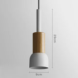 Lámpara Colgante Moderna en Estilo Escandinavo Madera E27