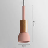 Lámpara Colgante Moderna en Estilo Escandinavo Madera E27