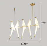 Suspensions, Lampadaires et Appliques Design Modernes LED - OISEAUX ORIGAMI