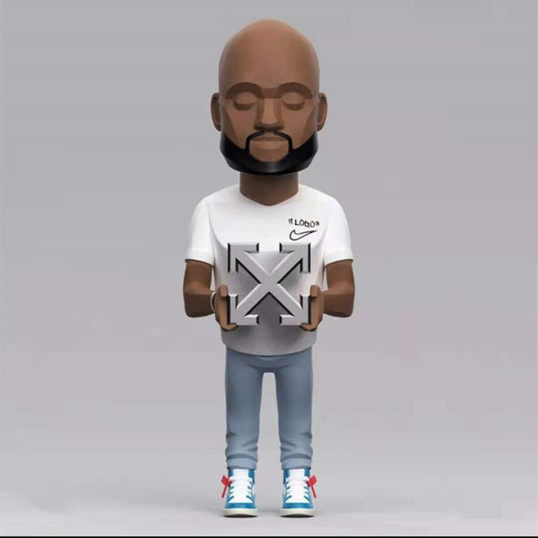 Figura Artoy Virgil Abloh caja logo Off-White