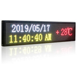 Panneau Publicitaire pour Photo, Texte Défilant Étanche et Programmable pour Extérieur 166 cm P10
