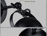 zoom-applique-murale-noire-pivotante-led-e27