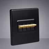Interrupteur Retro en Laiton 1 2 3 4 Gang 2 Way USB Ordinateur - ISQUIRE