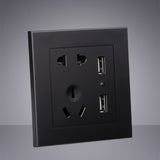 Interrupteur Retro en Laiton 1 2 3 4 Gang 2 Way USB Ordinateur - ISQUIRE