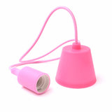 Suspension Filaire Moderne Colorée en Silicone E27 - HELMA