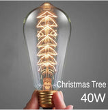 Ampoules Incandescentes Vintage Edison A19 Spiral G80 T10 T185 ST58 ST64 40W E27