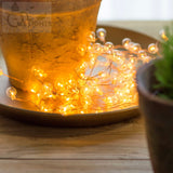Luces de cadena de burbujas de vidrio