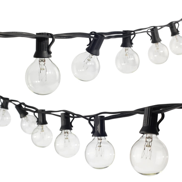 Morphée - Guirlande lumineuse guinguette extérieure avec 10 boules  lumineuses. 100 LED. à piles (non fournies). fonction
