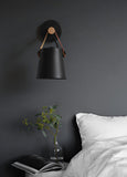 Applique-Murale-Bois-avec-sangle-Led-E27-85-265V-coloris-noir-ambiance