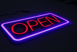 Letrero luminoso LED ABIERTO, abierto para tienda, restaurante