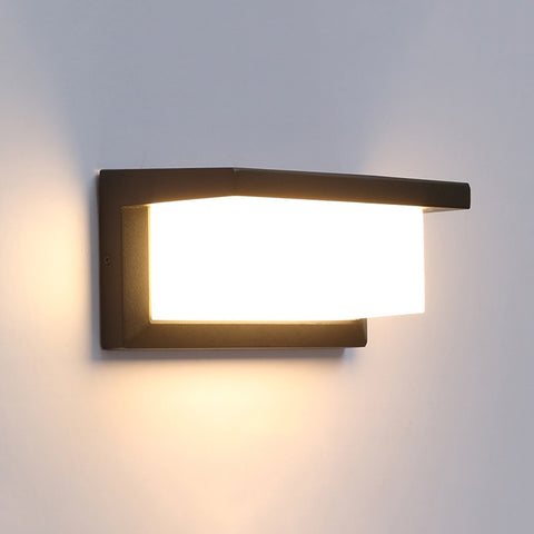 Applique-Murale-Extérieur-à-Led-Etanche-et-en-Aluminium-couleur-chaude