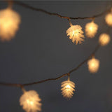 20LED 3M Nature Pine Cone Guirnalda con pilas