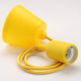 Suspension Filaire Moderne Colorée en Silicone E27 - HELMA