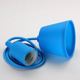 Suspension Filaire Moderne Colorée en Silicone E27 - HELMA