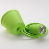 Suspension Filaire Moderne Colorée en Silicone E27 - HELMA