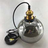 Suspension Vintage Rétro en Verre Ambrée, Claire E27 - AMBROISE