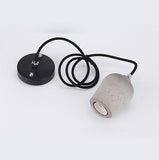 Suspension Ciment Colorées Scandinave E27 - RUT