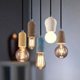 Suspension Scandinave Ciment E27 - RUT