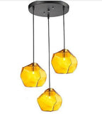 Suspension Moderne en Verre Soufflé Colorée G9 - MARGIELA