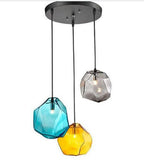 Suspension Moderne en Verre Soufflé Colorée G9 - MARGIELA