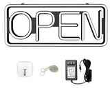 Letrero luminoso LED ABIERTO, abierto para tienda, restaurante