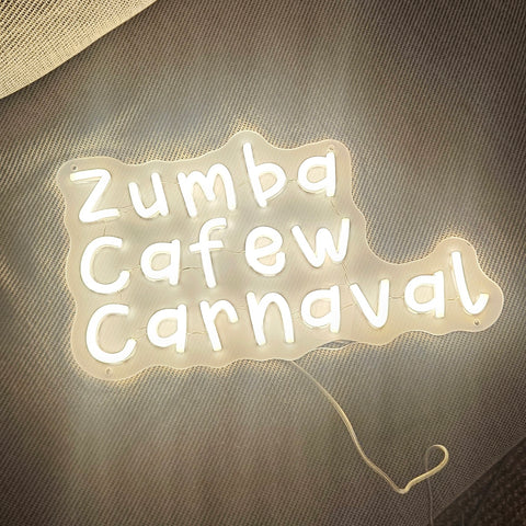 Néon Zumba Cafew LED – Lampe mural décorative et fun