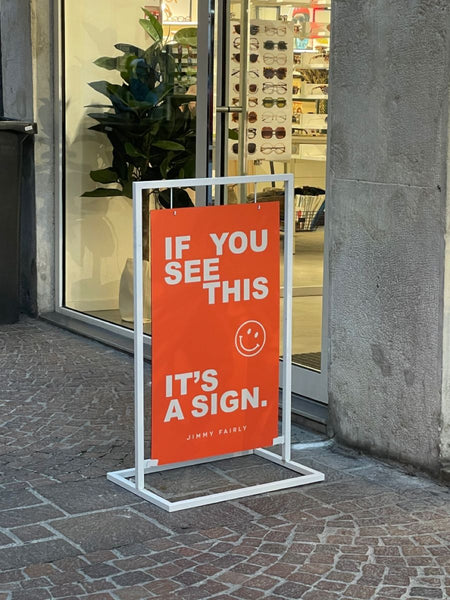 Stop Trottoir, Chevalet Personnalisable 90x60 cm - TL01