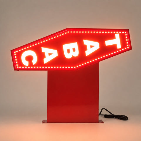 Carotte de Tabac Lumineuse LED 56x70 cm