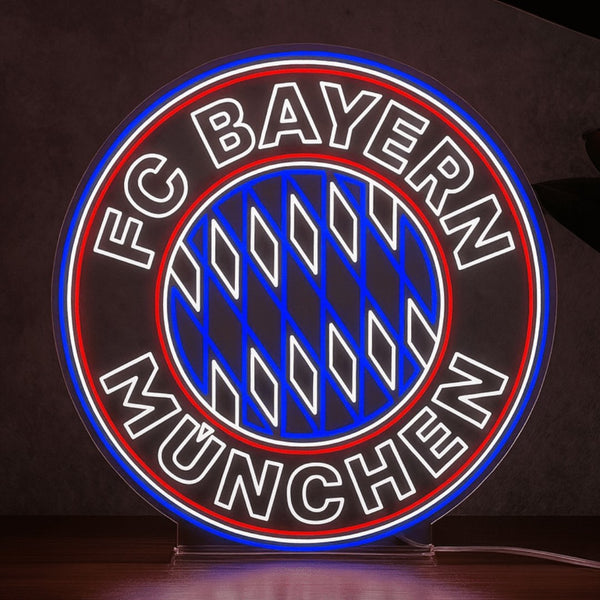 Néon LED FC Bayern Munich – Néon USB Décoratif