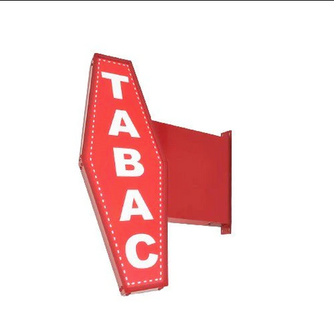 Carotte de Tabac Lumineuse 100x71 cm