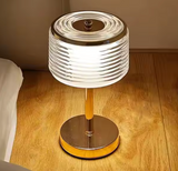 Lampe de Table Sans Fil Rechargeable avec Abat-Jour en Verre - ALESSA