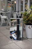 Chevalet Stop-Trottoir Finition Miroir À Personnaliser - VPL02