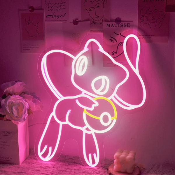 Néon LED Mew 90 cm - Commande E. Garreau
