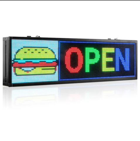 Panneau pour Texte Défilant 80 cm P4 WIFI Vidéo P5 SMD, Android & iOS