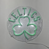 Néon LED Celtics – Décoration Murale USB pour Passionnés de Basketball