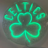 Néon LED Celtics – Décoration Murale USB pour Passionnés de Basketball