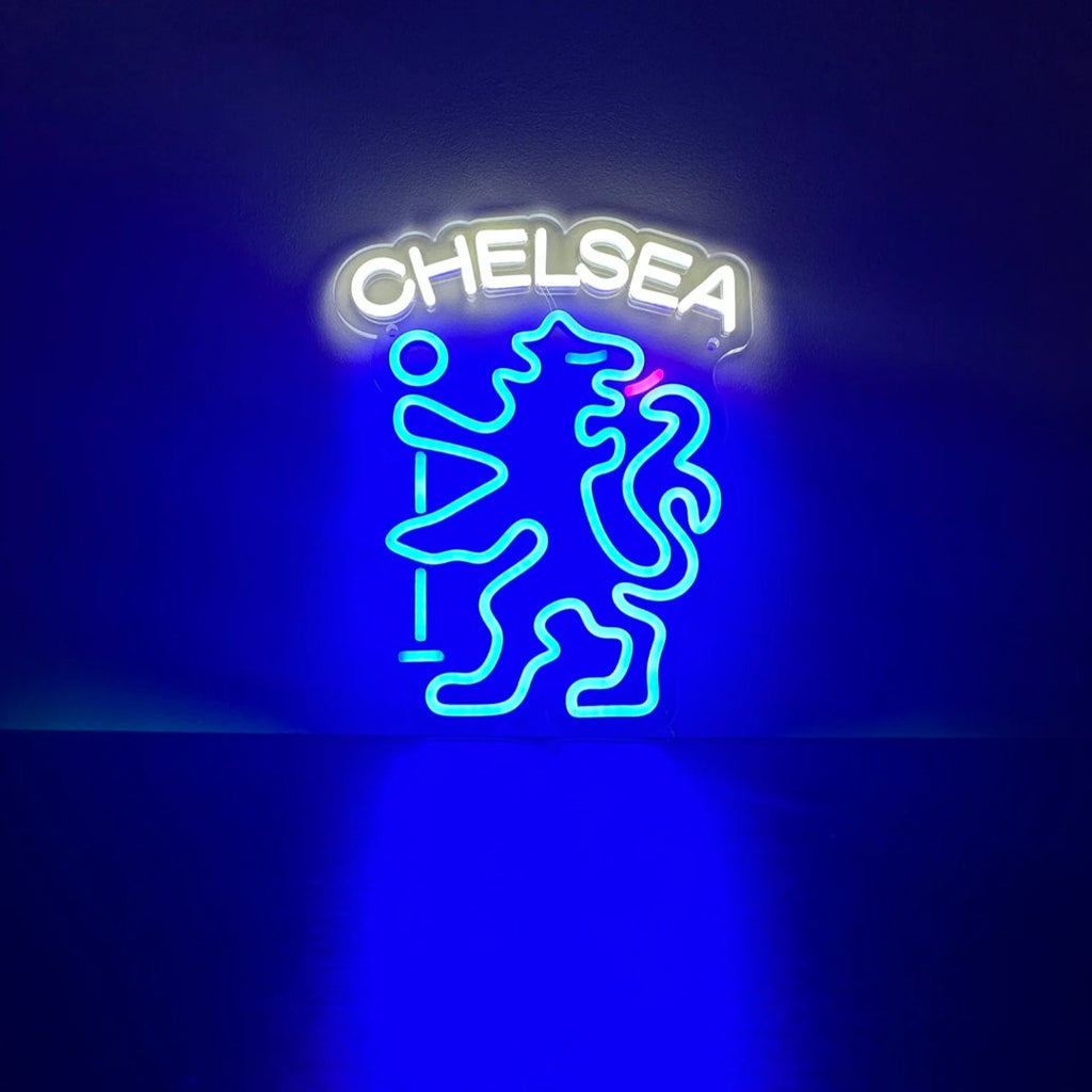 Néon LED Chelsea FC Iconique – Décoration Murale USB Football Fan Gami ...
