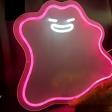 Néon LED Pokémon Métamorph (Ditto) – Décoration Murale USB Anime Fan Room