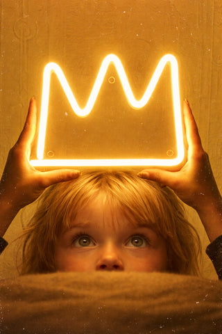 Néon Décoratif Couronne LED USB 22x16 cm