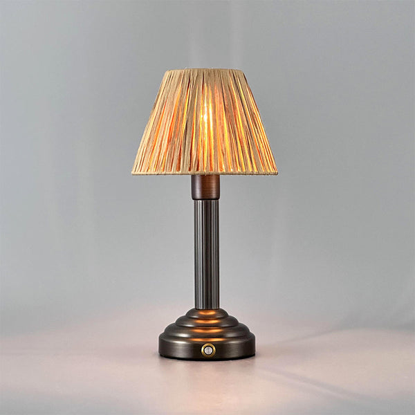 Lampe de Table Sans Fil Rechargeable avec Abat-Jour et Tactile pour Restaurant - YUKKA